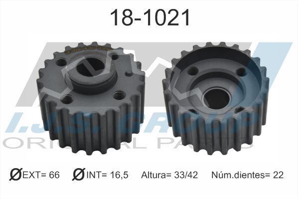 IJS GROUP 18-1021 Sprocket, crankshaft