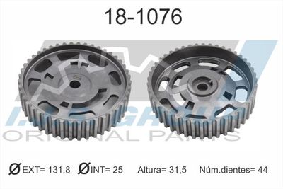 Tensioner Pulley, V-ribbed belt IJS GROUP 18-1076