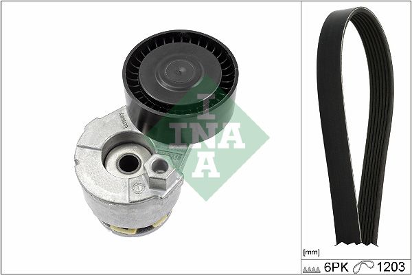Schaeffler INA 529 0009 10 V-Ribbed Belt Set