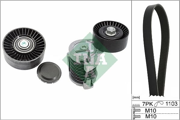 Schaeffler INA 529 0049 10 V-Ribbed Belt Set