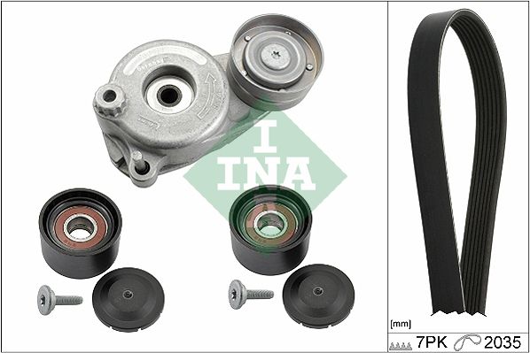 Schaeffler INA 529 0050 10 V-Ribbed Belt Set