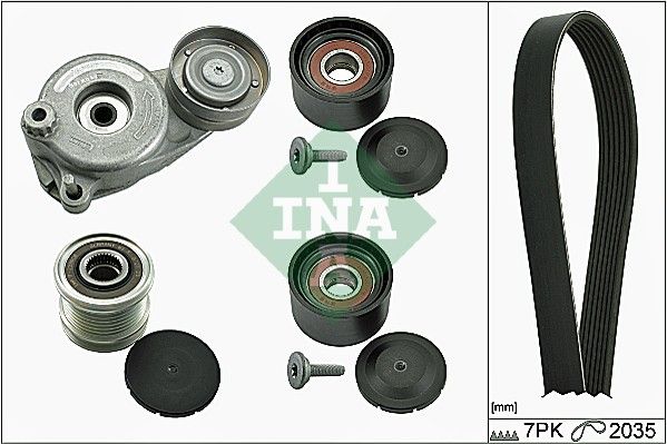 Schaeffler INA 529 0050 20 V-Ribbed Belt Set