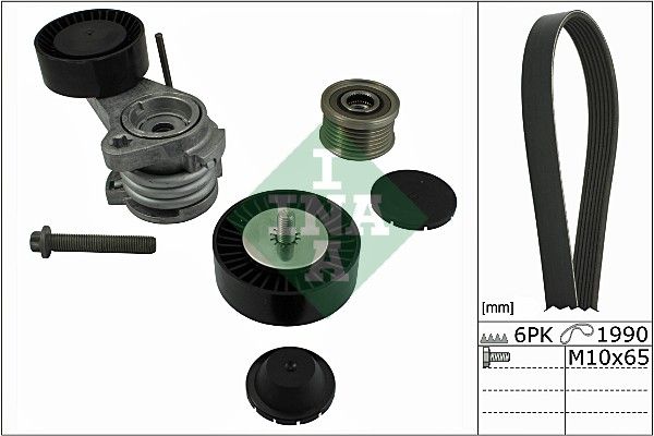 Schaeffler INA 529 0058 10 V-Ribbed Belt Set
