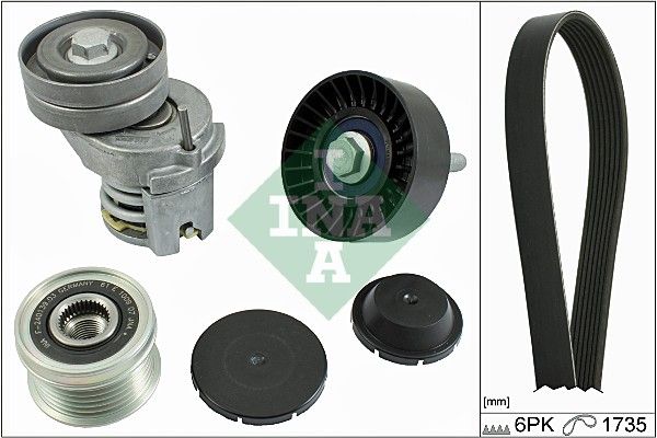 Schaeffler INA 529 0059 10 V-Ribbed Belt Set