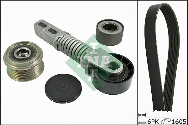 Schaeffler INA 529 0074 10 V-Ribbed Belt Set