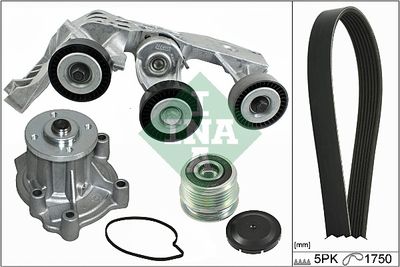 Water Pump + V-Ribbed Belt Kit Schaeffler INA 529 0081 30