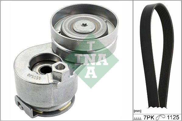 Schaeffler INA 529 0088 10 V-Ribbed Belt Set