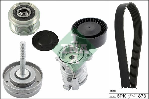 Schaeffler INA 529 0090 20 V-Ribbed Belt Set