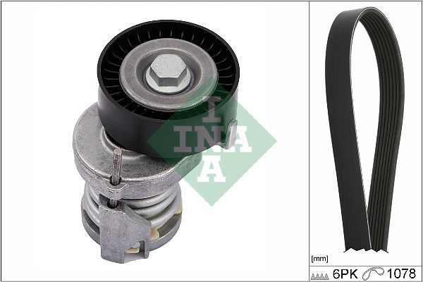 Schaeffler INA 529 0103 10 V-Ribbed Belt Set