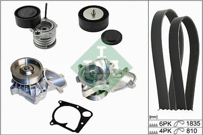Water Pump + V-Ribbed Belt Kit Schaeffler INA 529 0111 30