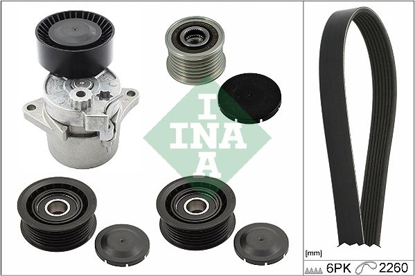 Schaeffler INA 529 0115 23 V-Ribbed Belt Set