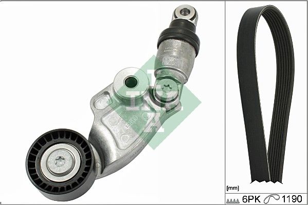 Schaeffler INA 529 0119 10 V-Ribbed Belt Set