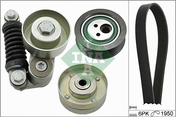 Schaeffler INA 529 0126 10 V-Ribbed Belt Set