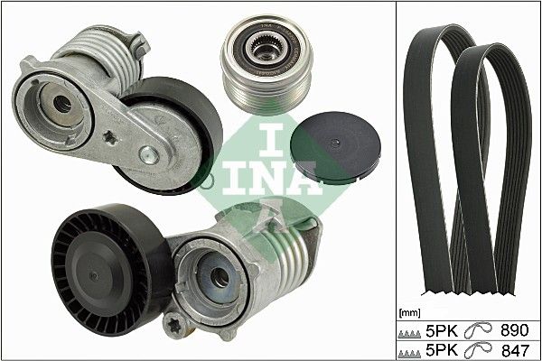 Schaeffler INA 529 0130 10 V-Ribbed Belt Set