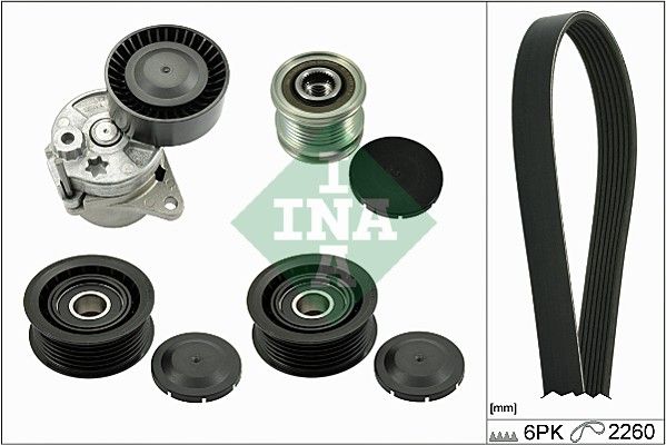 Schaeffler INA 529 0140 10 V-Ribbed Belt Set