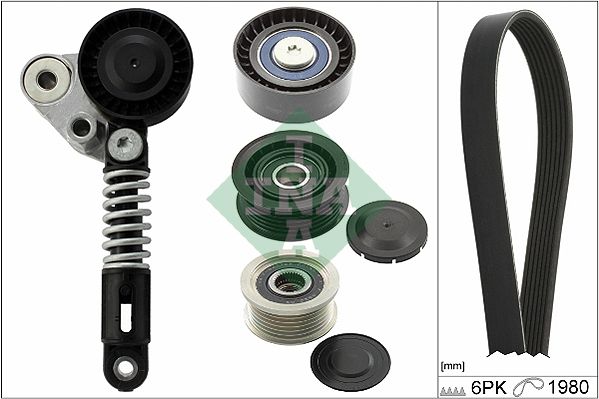 Schaeffler INA 529 0151 10 V-Ribbed Belt Set