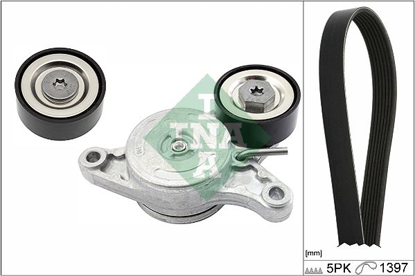 Schaeffler INA 529 0180 10 V-Ribbed Belt Set