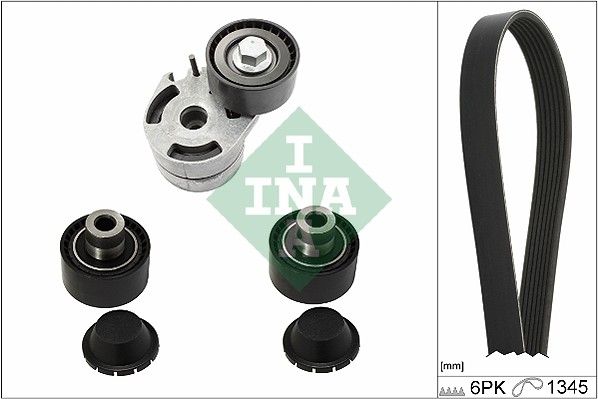 Schaeffler INA 529 0186 10 V-Ribbed Belt Set