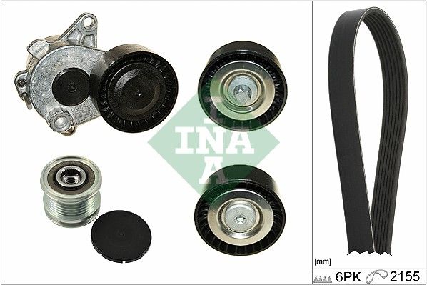 Schaeffler INA 529 0188 10 V-Ribbed Belt Set