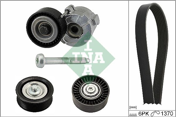 Schaeffler INA 529 0190 10 V-Ribbed Belt Set