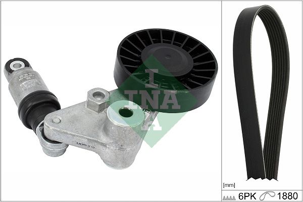Schaeffler INA 529 0202 10 V-Ribbed Belt Set