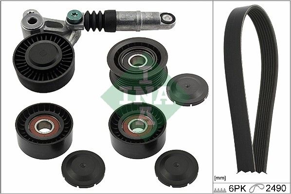 Schaeffler INA 529 0209 10 V-Ribbed Belt Set