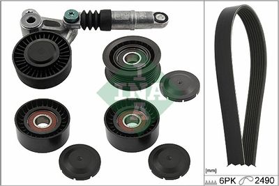 V-Ribbed Belt Set Schaeffler INA 529 0209 10