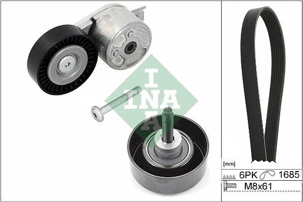 Schaeffler INA 529 0218 10 V-Ribbed Belt Set