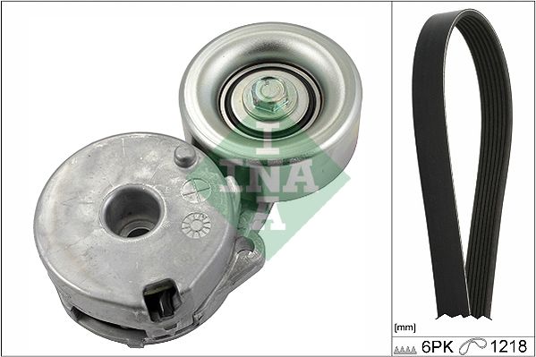 Schaeffler INA 529 0225 10 V-Ribbed Belt Set