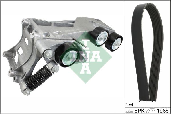Schaeffler INA 529 0233 10 V-Ribbed Belt Set