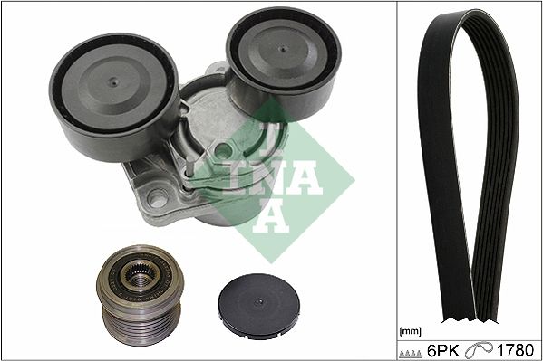 Schaeffler INA 529 0249 10 V-Ribbed Belt Set