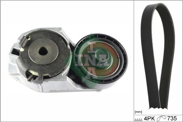 Schaeffler INA 529 0250 10 V-Ribbed Belt Set