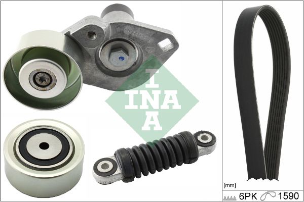 Schaeffler INA 529 0276 10 V-Ribbed Belt Set