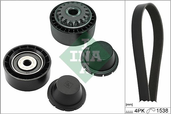 Schaeffler INA 529 0280 10 V-Ribbed Belt Set