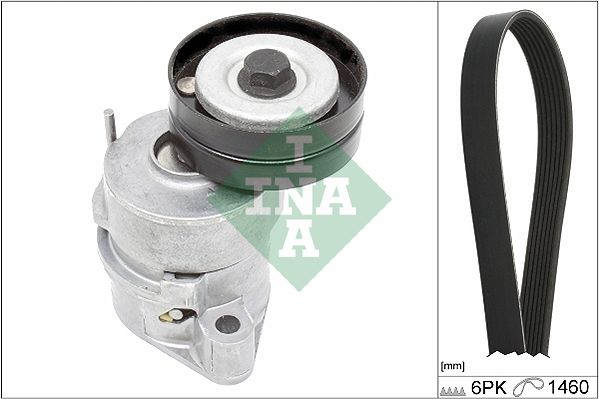 Schaeffler INA 529 0287 10 V-Ribbed Belt Set