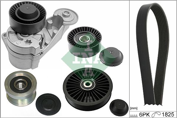 Schaeffler INA 529 0290 10 V-Ribbed Belt Set
