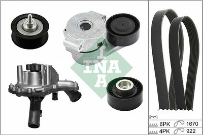 Water Pump + V-Ribbed Belt Kit Schaeffler INA 529 0301 30