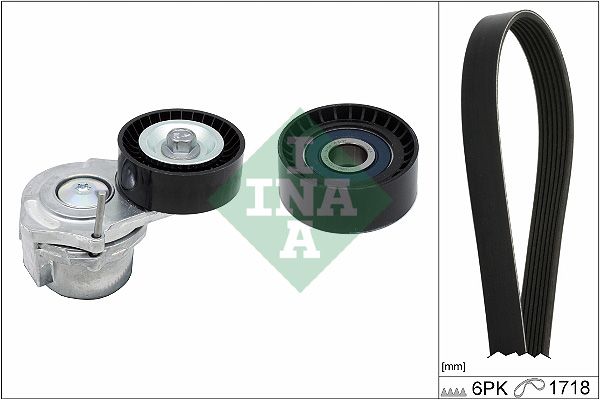 Schaeffler INA 529 0312 10 V-Ribbed Belt Set