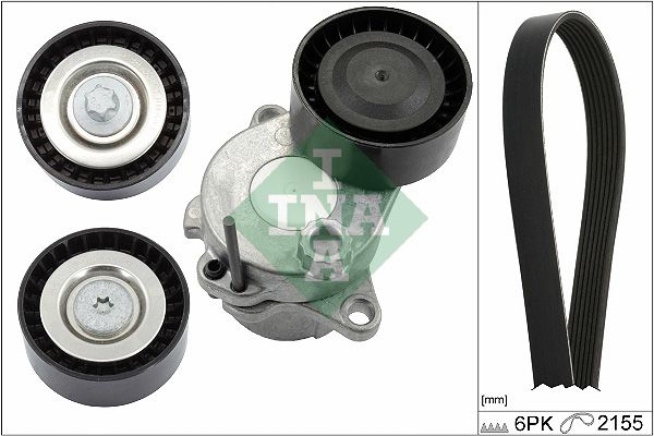 Schaeffler INA 529 0321 10 V-Ribbed Belt Set