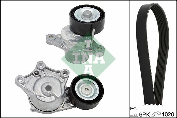Schaeffler INA 529 0323 10 V-Ribbed Belt Set