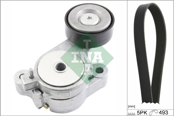 Schaeffler INA 529 0340 10 V-Ribbed Belt Set
