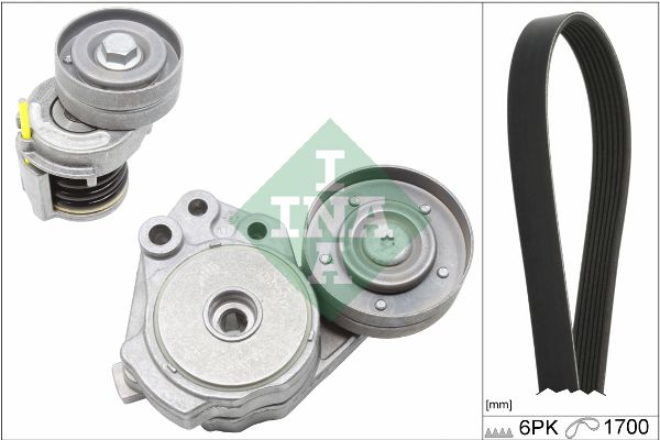 Schaeffler INA 529 0342 10 V-Ribbed Belt Set