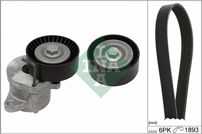 V-Ribbed Belt Set Schaeffler INA 529 0349 10