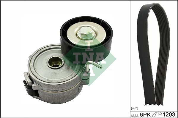 Schaeffler INA 529 0357 10 V-Ribbed Belt Set