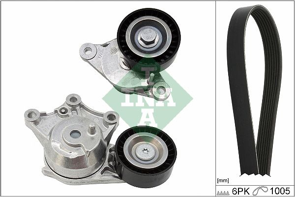 Schaeffler INA 529 0358 10 V-Ribbed Belt Set