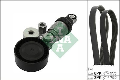 V-Ribbed Belt Set Schaeffler INA 529 0371 10
