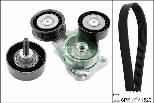 Schaeffler INA 529 0376 10 V-Ribbed Belt Set