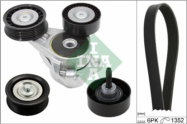 Schaeffler INA 529 0377 10 V-Ribbed Belt Set