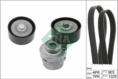 V-Ribbed Belt Set Schaeffler INA 529 0386 10