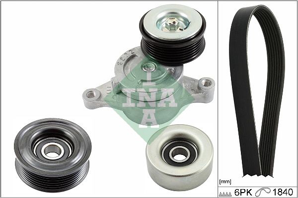 Schaeffler INA 529 0400 10 V-Ribbed Belt Set